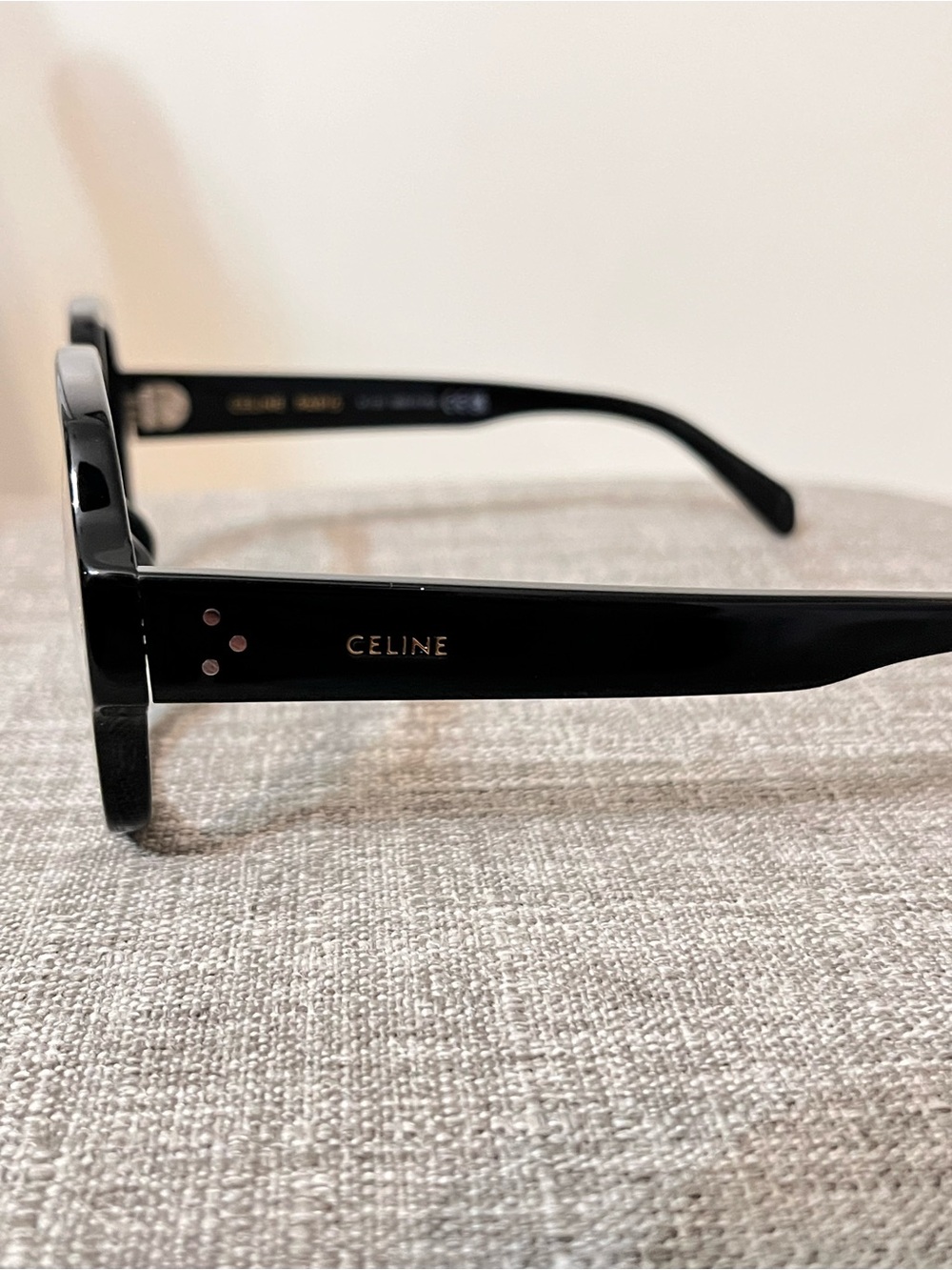 Celine Black Oversized Hexagonal Optical Glasses - Picture 4 of 6